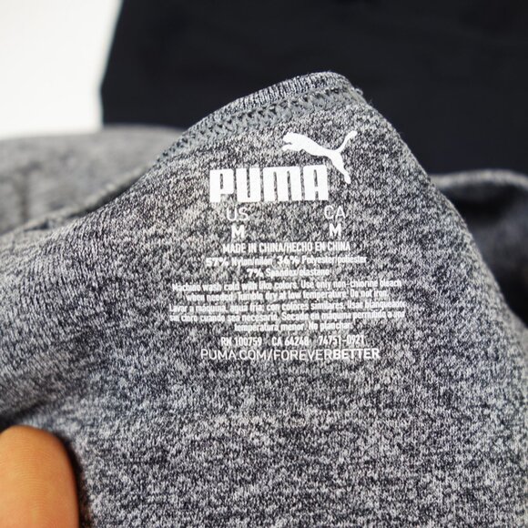 PUMA 2-Pack Seamless Square Neck Sports Convertible Bras White Grey (M) NWOT! - Picture 14 of 15